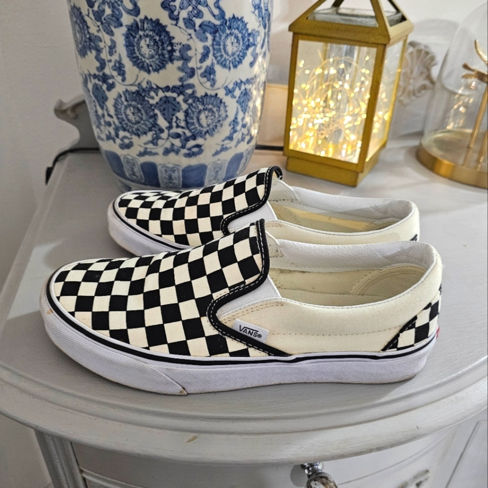 Vans Checkerboard Slip-On Sneakers